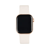 Apple Watch (42/44/SE/45/46/49mm) iDeal of Sweden Silicone Watch Strap - Size S/M - Cloud Dancer