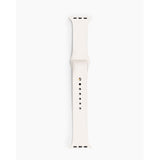 Apple Watch (42/44/SE/45/46/49mm) iDeal of Sweden Silicone Watch Strap - Size S/M - Cloud Dancer