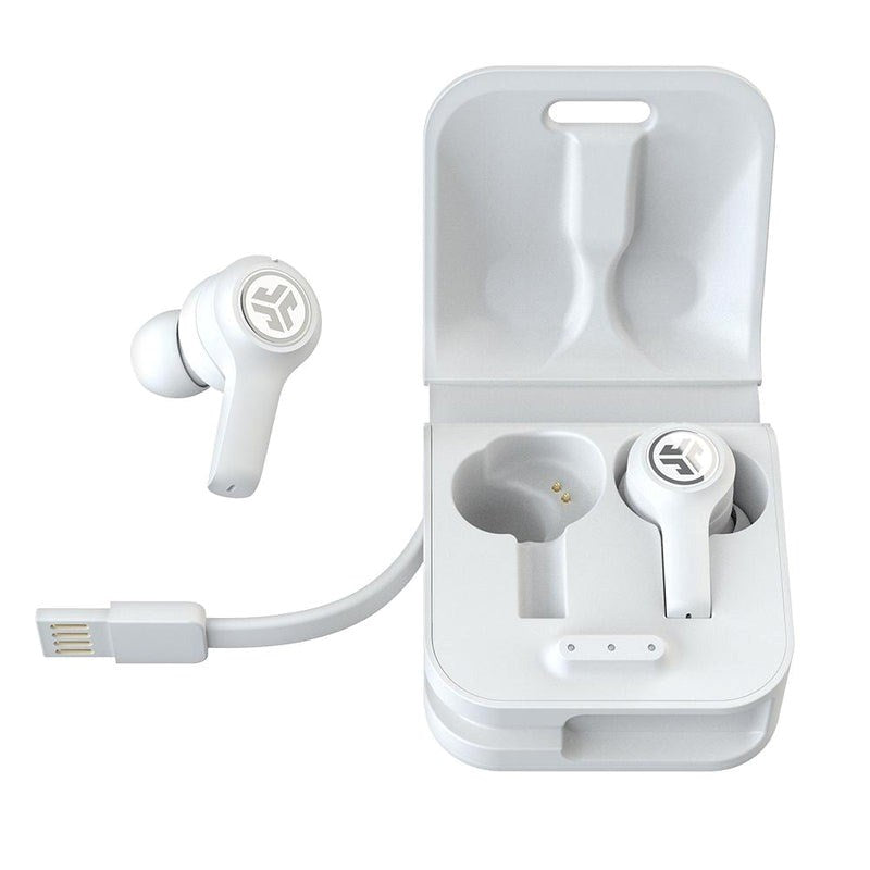 JLab JBuds Air Executive True Wireless In-Ear Headphones – White