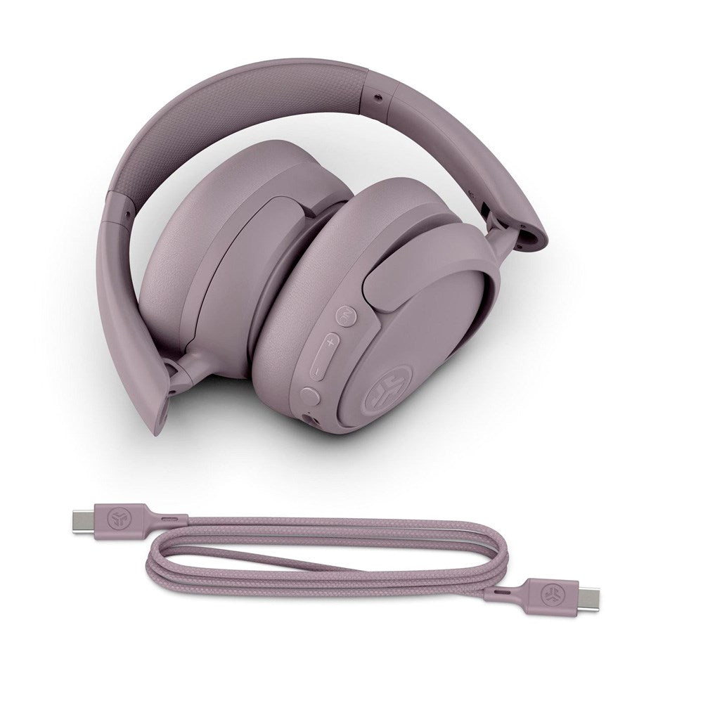 JLab JBuds Lux ANC Over-Ear Wireless Headphones - Mauve