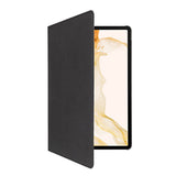 Samsung Galaxy Tab S8 Plus / Tab S7 Plus 12.4" - Gecko Easy-Click Leather Flip Case - Black