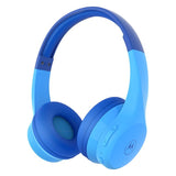 Over-Ear Motorola Moto JR300 Bluetooth Wireless Kids Headphones - Blue