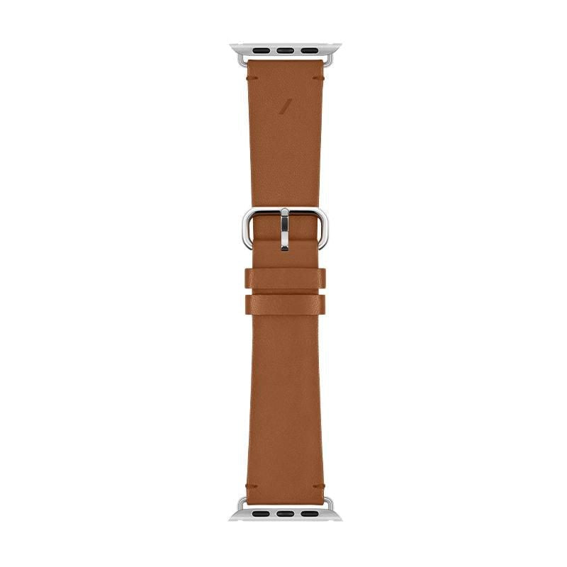 Apple Watch (42/44/SE/45/46/49mm) Native Union Classic Strap in Genuine Leather - Brown