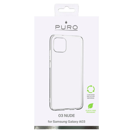 Samsung Galaxy A03 Puro "NUDE" Ultra Slim Case 0.3mm - Transparent