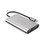 Hyperdrive USB-C to 2 x HDMI Adapter - Silver