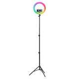 T'NB Influence Pro 14" RGBWW LED Ring Light with Adjustable Tripod and Storage Bag - Black