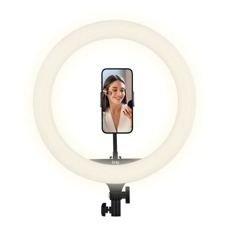 T'NB Influence Pro 14" RGBWW LED Ring Light with Adjustable Tripod and Storage Bag - Black