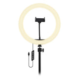 T'NB Influence Pro 12" RGBWW LED Ring Light with Adjustable Tripod for Smartphone - Black