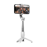 T'NB Influence Pro 2-in-1 Selfie Stick with Tripod Function and LED Light - White