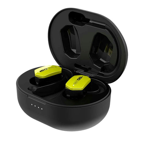 ISOtunes ULTRACOMM Aware True Wireless EN352 Hearing Protection with Boom Microphone - Black / Yellow