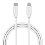 Smartline (3A/15W) USB-C to Lightning Cable 2 w. - White