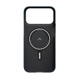 iPhone 17 Pro PITAKA Ultra Slim Case - MagSafe Compatible - Blue / Grey