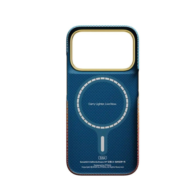 iPhone 18 Pro / 17 Pro Pitaka Edge Case - MagSafe Compatible - Sunset