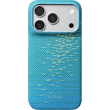 iPhone 18 Pro / 17 Pro Pitaka Edge Case - MagSafe Compatible - Lucid Blue