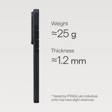 Samsung Galaxy S26 Ultra PITAKA Edge Case - MagSafe Compatible - Black / Grey Twill