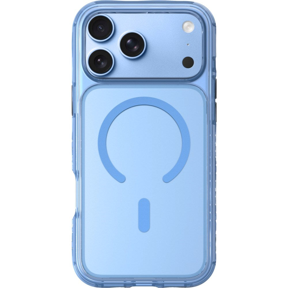 iPhone 18 Pro Max / 17 Pro Max LAUT CRYSTAL MATTER X Case - MagSafe Compatible - Blue / Transparent
