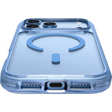iPhone 18 Pro Max / 17 Pro Max LAUT CRYSTAL MATTER X Case - MagSafe Compatible - Blue / Transparent