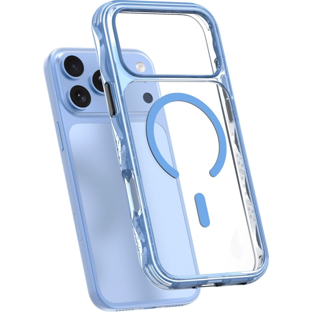 iPhone 18 Pro Max / 17 Pro Max LAUT CRYSTAL MATTER X Case - MagSafe Compatible - Blue / Transparent