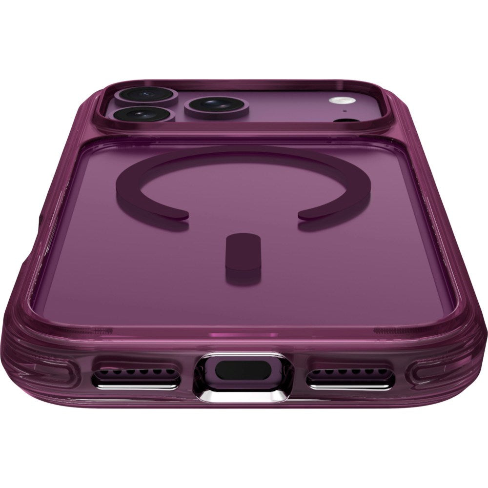 iPhone 18 Pro Max / 17 Pro Max LAUT CRYSTAL MATTER X Case - MagSafe Compatible - Purple / Transparent