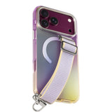 iPhone 18 Pro Max / 17 Pro Max LAUT NEON DREAM Case w. Strap - MagSafe Compatible - Cosmic Candy