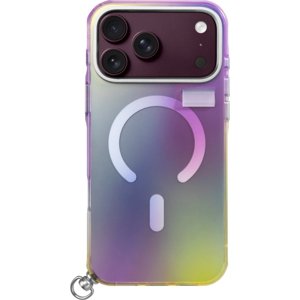 iPhone 18 Pro / 17 Pro LAUT NEON DREAM Case w. Strap - MagSafe Compatible - Cosmic Candy