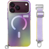 iPhone 18 Pro / 17 Pro LAUT NEON DREAM Case w. Strap - MagSafe Compatible - Cosmic Candy