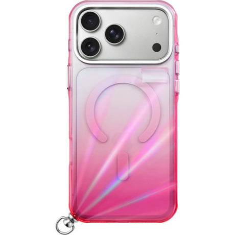 iPhone 18 Pro Max / 17 Pro Max LAUT NOVA GLOW Case with Strap and Star Charm - MagSafe Compatible - Pink