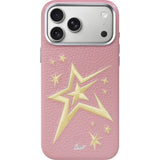 iPhone 18 Pro / 17 Pro LAUT TWINE EDGE Case w. Strap - MagSafe Compatible - Pink Crush Star