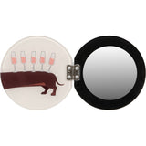 Mirror Stand for Phone LAUT MAGMOJI - MagSafe Compatible - Dachshund Wine