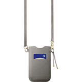 Artificial Leather Crossbody Mobile Phone Case LAUT PRESTIGE - Grey (Max. Phone Size: 6.5")