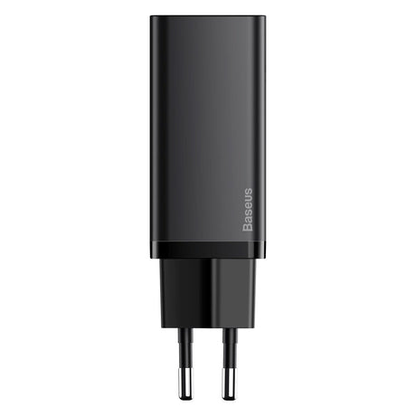 Baseus 65W GAN² Lite PD Wall Charger USB-C & USB-A - Black