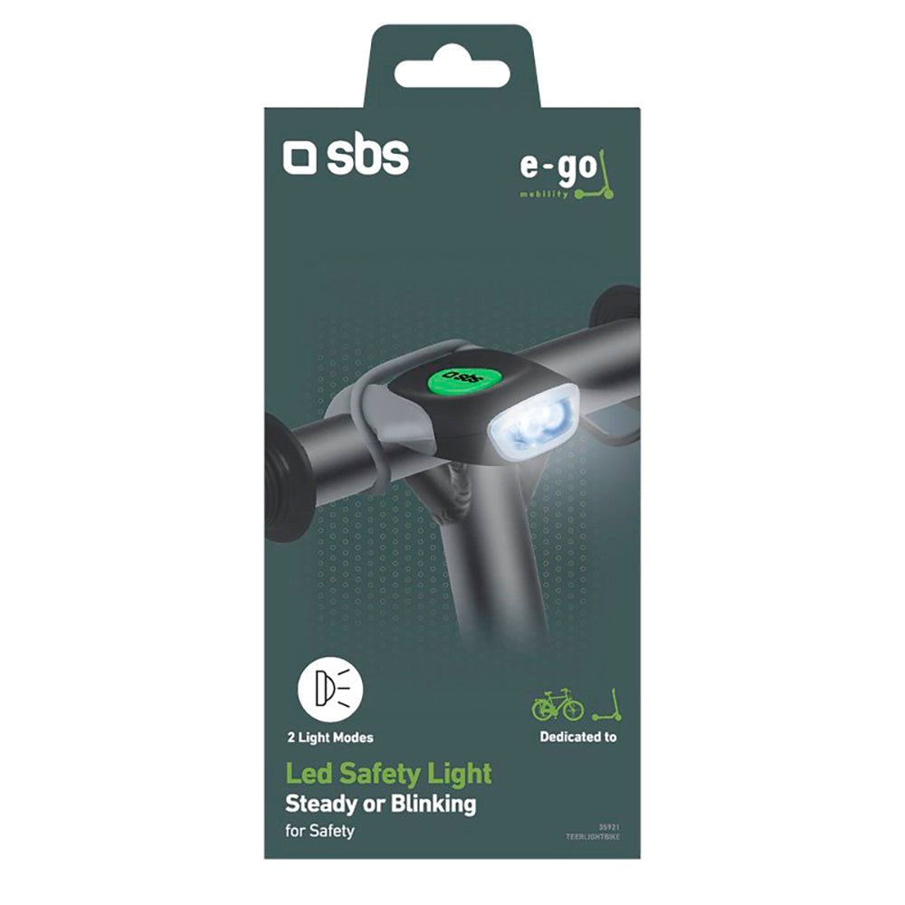 SBS LED Safety Light for Bicycle & Scooter - Black