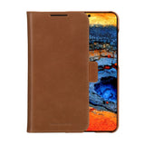 Samsung Galaxy S25 - dbramante1928 Lynge Genuine Leather 2-in-1 Flip Case - Tan