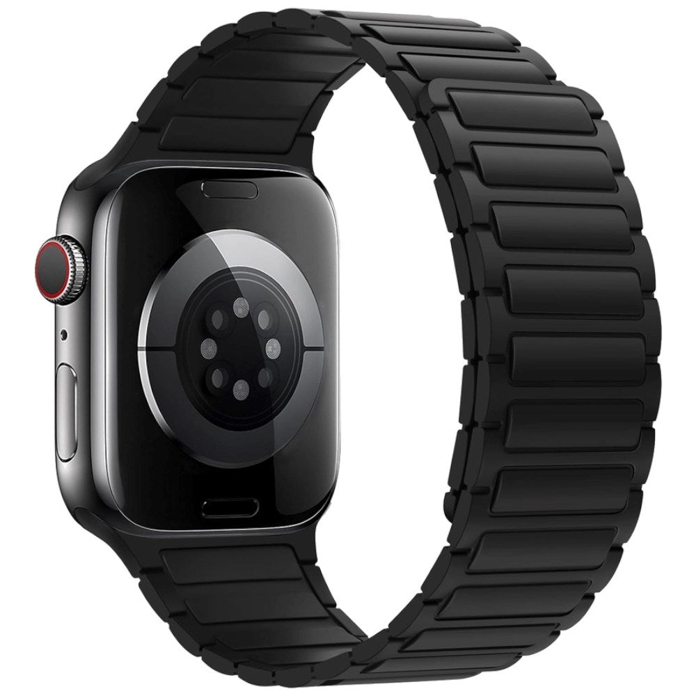 Apple Watch (38/40/41/42 mm) Lippa Magnetic Silicone Strap - Black