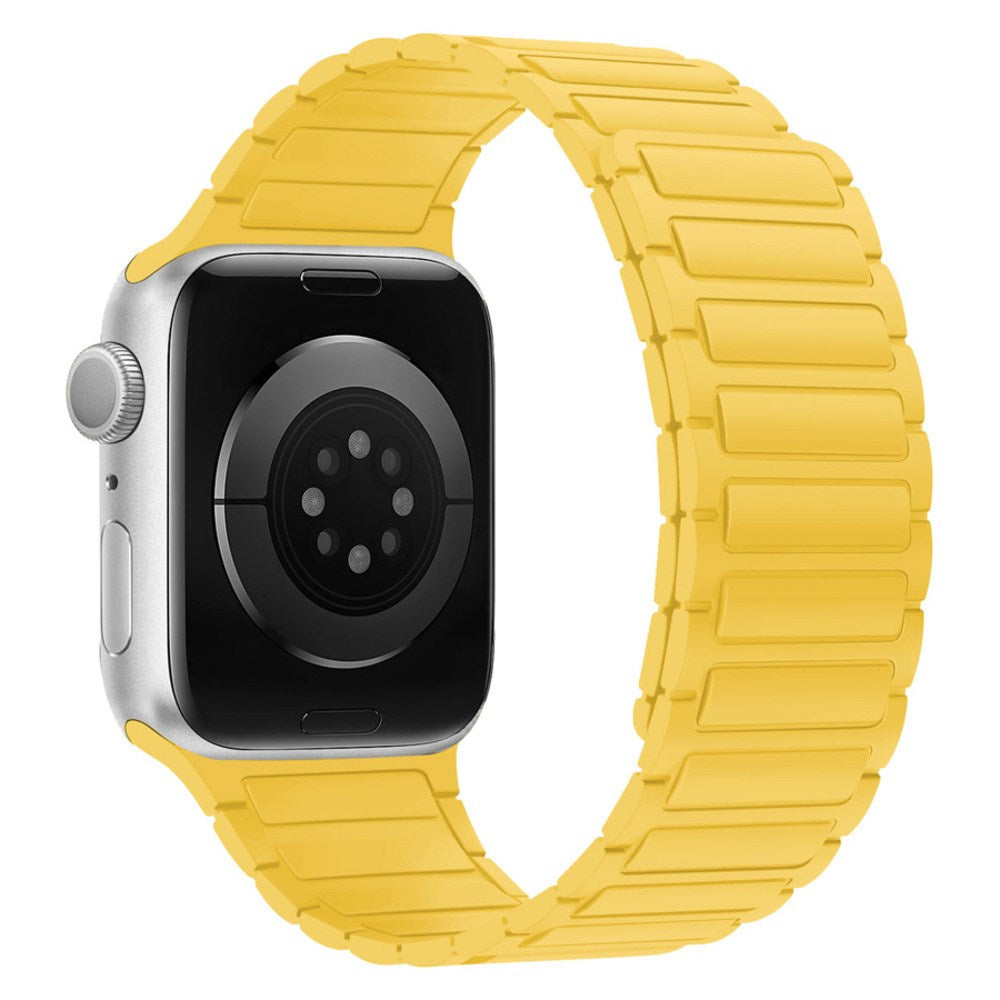 Apple Watch (38/40/41/42 mm) Lippa Magnetic Silicone Strap - Yellow