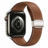 Apple Watch (38/40/41/42 mm) Lippa Magnetic Artificial Leather Strap - Brown