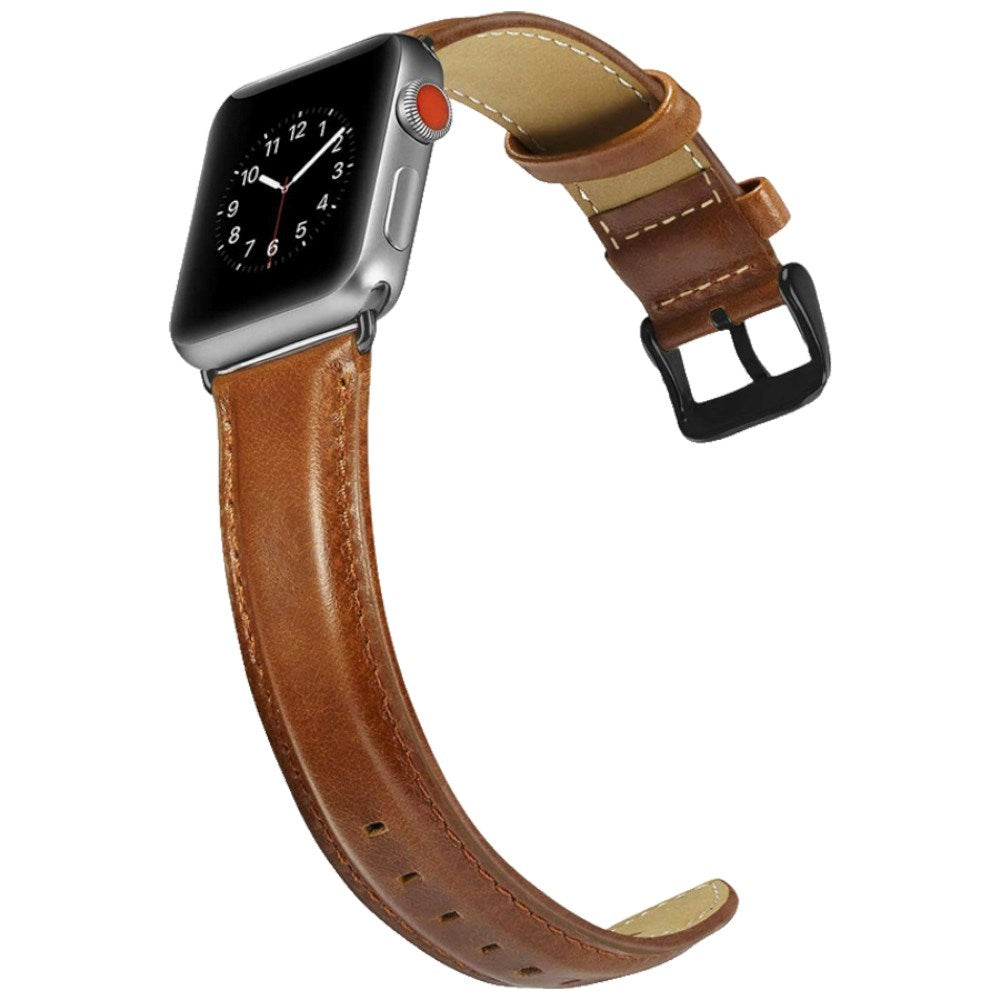 Apple Watch (38/40/41/42 mm) Lippa Artificial Leather Strap - Brown