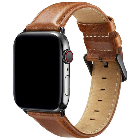 Apple Watch (38/40/41/42 mm) Lippa Artificial Leather Strap - Brown