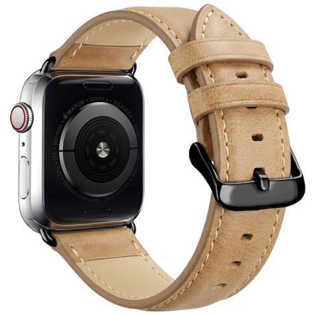 Apple Watch (38/40/41/42 mm) Lippa Artificial Leather Strap - Light Brown