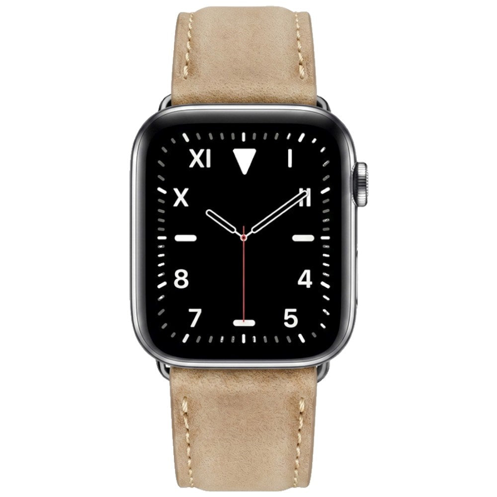 Apple Watch (42/44/45/46/49 mm) Lippa Artificial Leather Strap - Light Brown