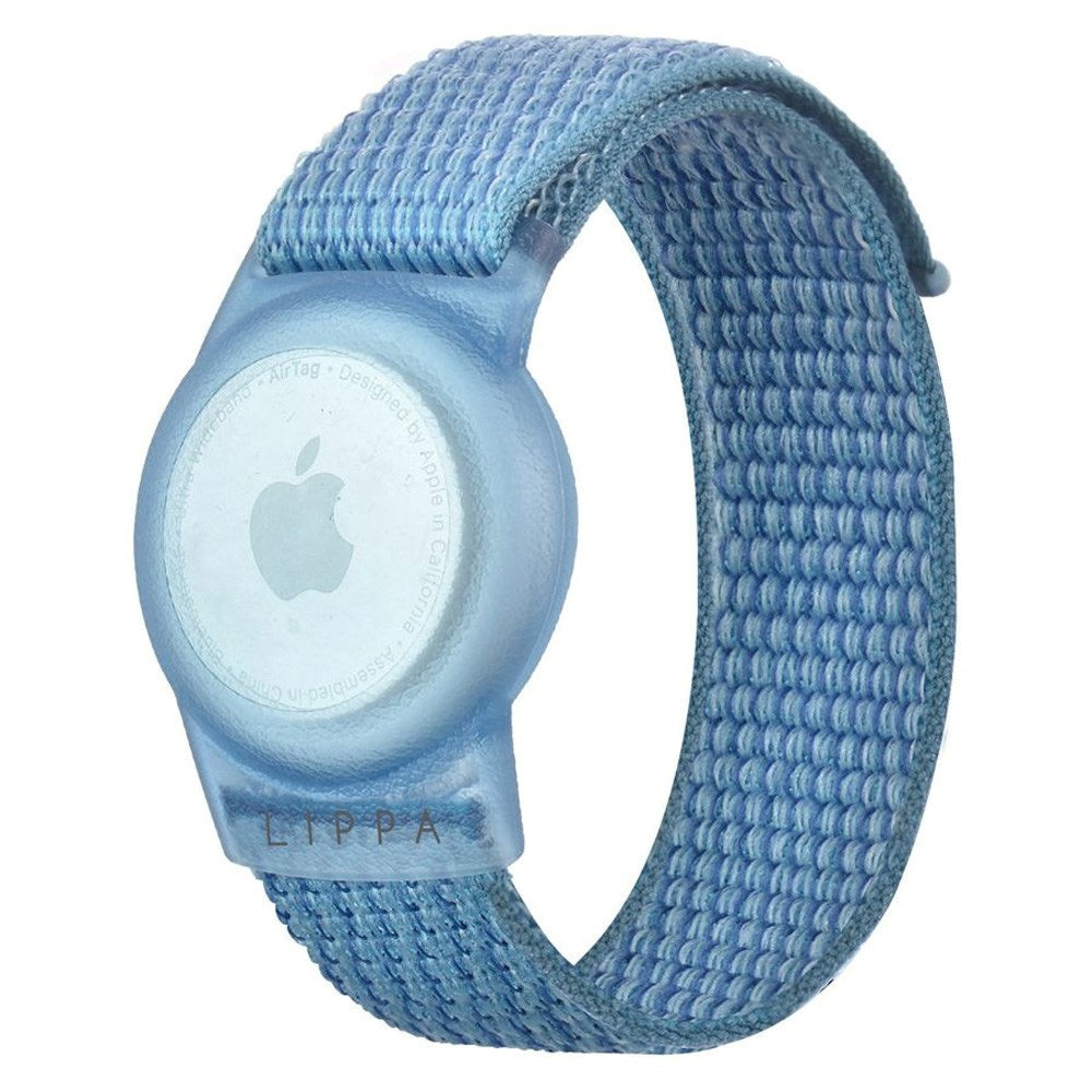 Lippa Adjustable Nylon Bracelet for AirTag 1. & 2. Gen. - Blue