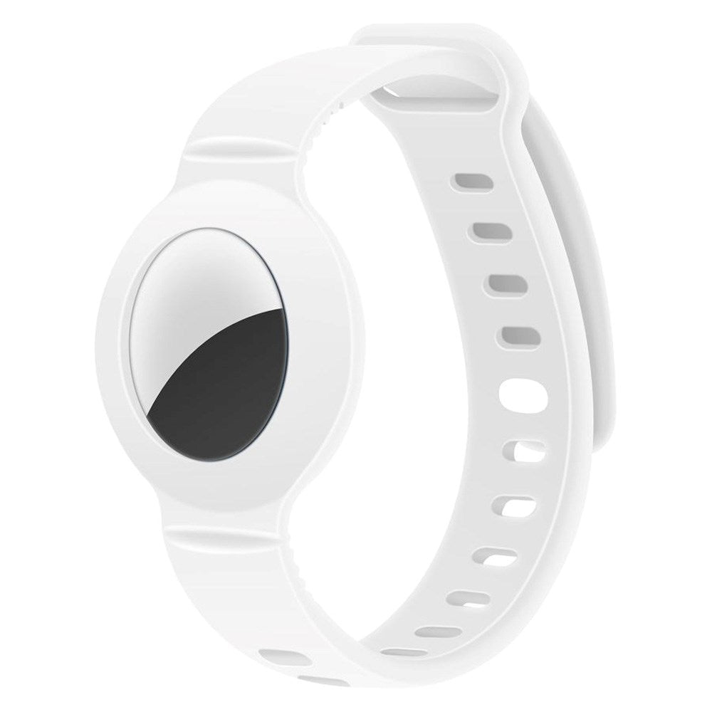 Lippa Silicone AirTag Bracelet - White