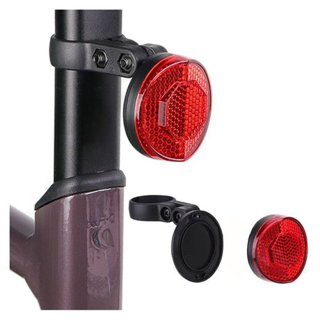 Lippa Bicycle Reflector with AirTag Holder - Red