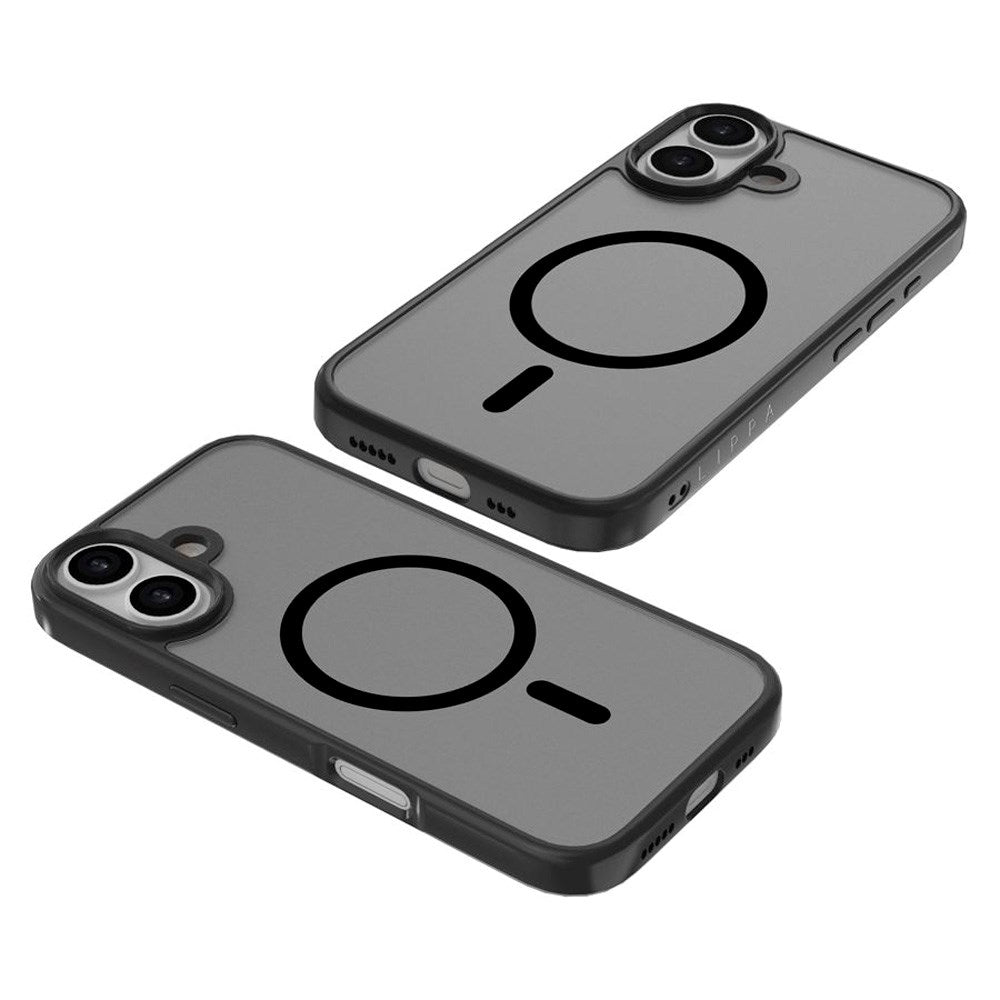 iPhone 17 Lippa Hybrid Plastic Case - MagSafe Compatible - Matte / Black
