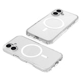 iPhone 17 Lippa Hybrid Plastic Case - MagSafe Compatible - Transparent / White