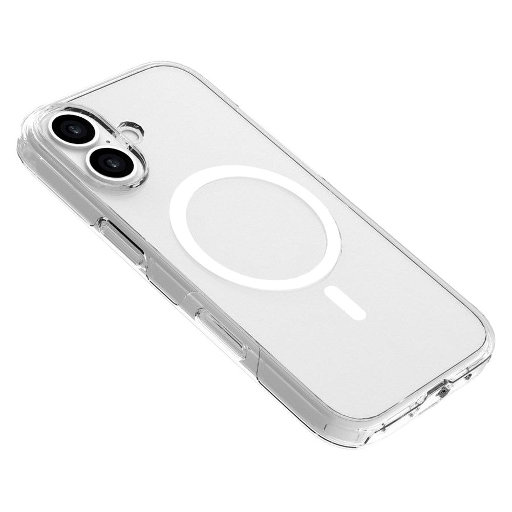 iPhone 17 Lippa Hybrid Plastic Case - MagSafe Compatible - Transparent / White