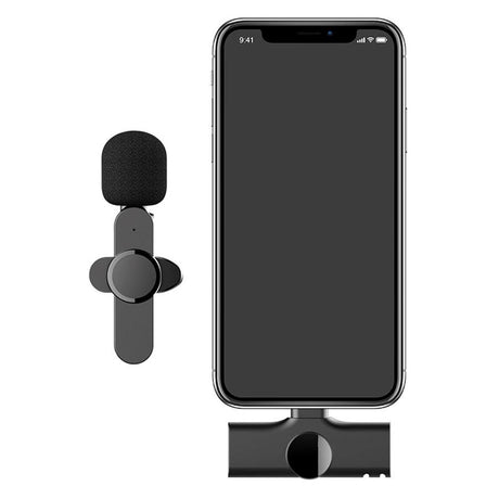 Lippa 2. Pack Wireless Microphone w. USB-C - Black