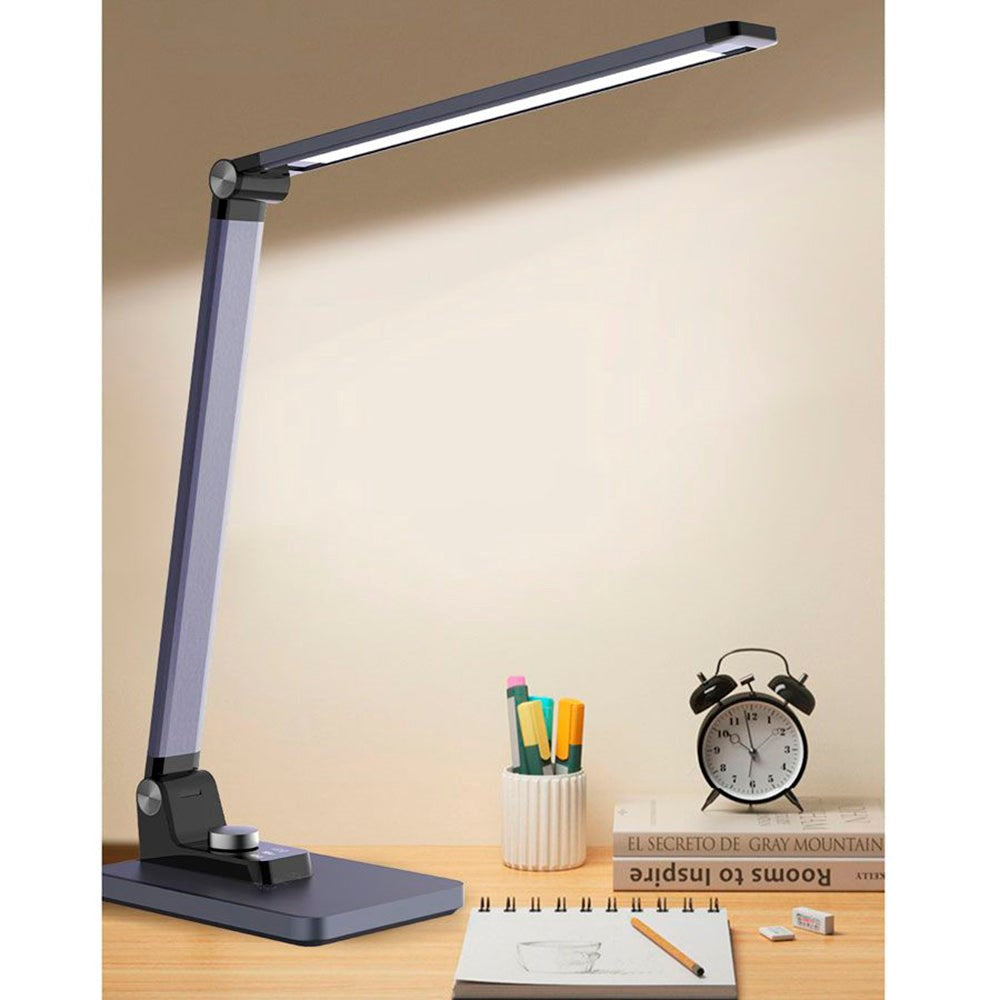 Lippa Aluminum LED Desk Lamp - Silver