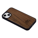EIDERWOOD iPhone 14 / 13 Magnetic Wood Case - MagSafe Compatible - Walnut Tree