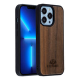 EIDERWOOD iPhone 13 Pro Magnetic Wood Case - MagSafe Compatible - Walnut Tree
